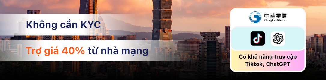 eSIM Đài Loan (cố định)