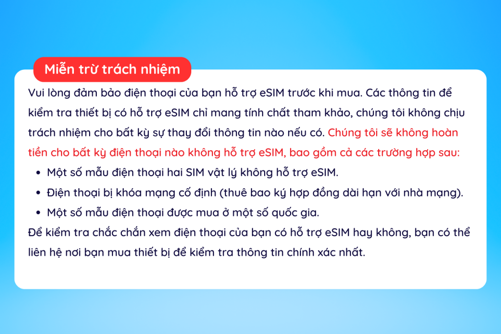 Hướng dẫn kiểm tra thiết bị hỗ trợ eSIM